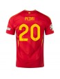 Spanien Pedri Gonzalez #20 Heimtrikot EM 2024 Kurzarm